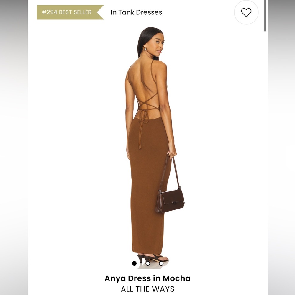 Revolve Anya Dress in Mocha
